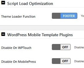 a3 Lazy Loadの設定 Script load optimization, WordPress mobile template plugins