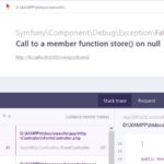 Call to a member function store() on nullの原因、対処法(Laravel)